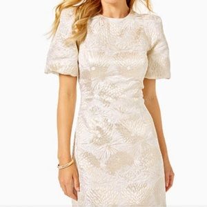NWT Lilly Pulitzer Gold Shift Dress